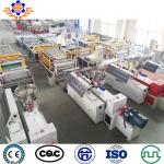 1000kg/Hr Plastic PVC WPC Glazed Roof Corrugated Roof Sheet Making Machine Line