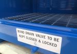 Outdoor IBC Chemical Storage Cabinet For Flammable Corrosive Toxic
