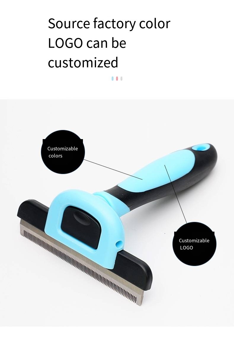 Pet Floating Hair Comb Dog Stainless Steel Fine-Tooth Brush Cat Detachable Portable Grooming Comb