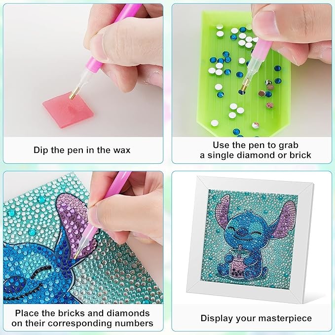 Mandala Diamond Painting Canvas Kit DIY Diamond Painting Set For Kids Adults