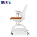 School Lift Training Ergonomic Folding Office Chair With Writing Pad