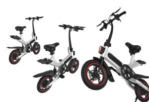 Quality Pedal Assist Small Folding Electric Bike For Leisure / Sport Aluminium Alloy Frame wholesale