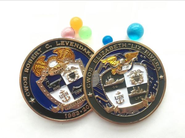 Customized High Quality Antique Metal Souvenir Antique Military Challenge Coins