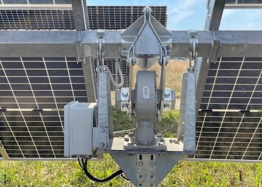 Compact 360˚ Rotation Small Solar Tracker Slew Drive For Horizontal Single Sun