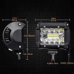 Aluminum Alloy LED Driving Lights 10-30V LED Light Bar For Vehicle