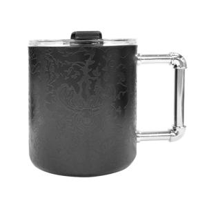 Quality Black Painting Stainless Steel Coffee Mug Thermos Tumbler With Handle wholesale