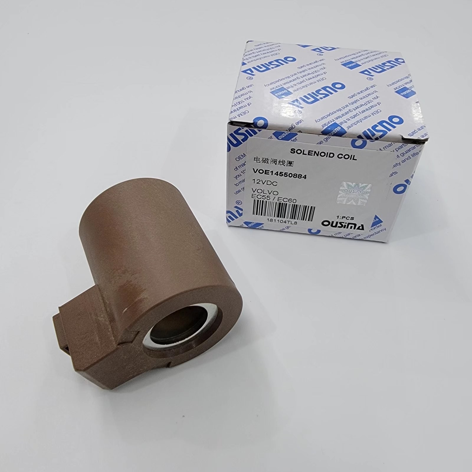 14550884 VOE14550884 12VDC Solenoid Valve Coil For EC55 EC60