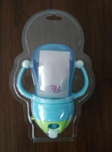 Quality Customerized clear PET / PVC / APET / GAG / APEG blister clamshell packaging with hanging holes for 280ml baby's bottle wholesale