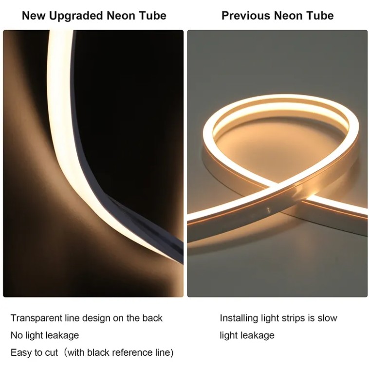 DIY Decoration Rgb Neon Strip Light Tubes Custom 12v 24v SFlexible Neon Strip Light For Holiday Decoration Silicone IP67 Waterproof Outdoor Neon Light