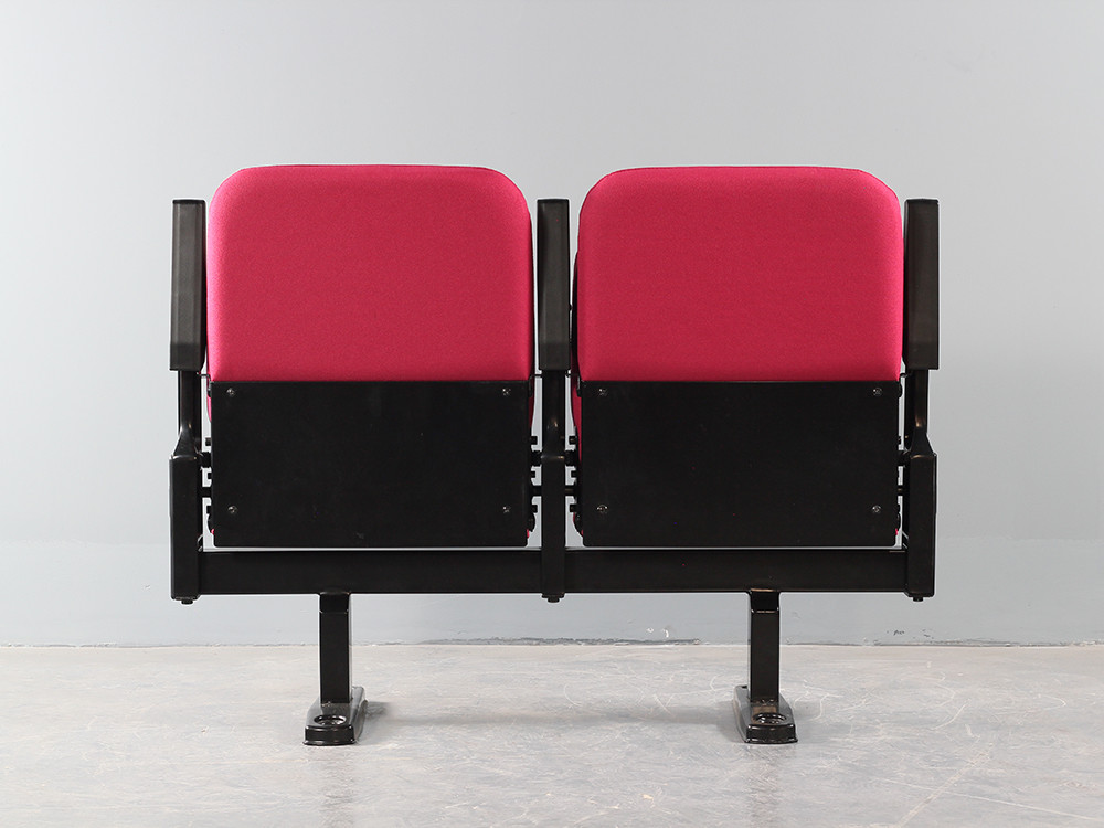 Folding Fabric Beam Mounted Stadium VIP Chair With Armrest
