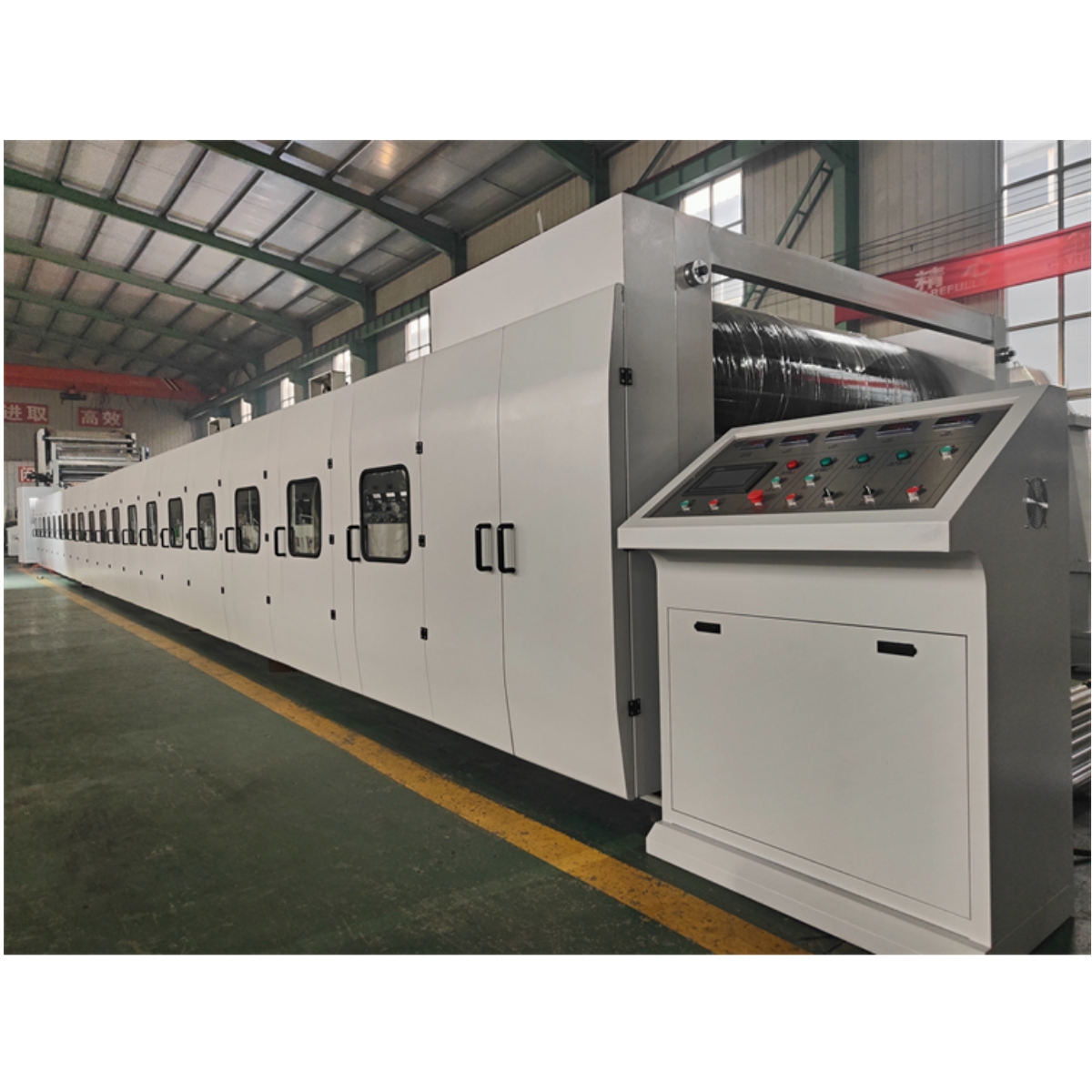 Corrugated Paperboard Production Line for 3/5/7-layer Corrugated Carton Box Making