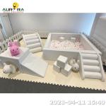 White And Customized Soft Play Set Equipment Indoor Outdoor Party Play Area