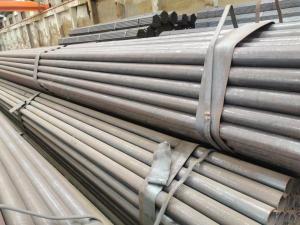 Quality Hot Rolled Black Steel Tube , Pure Zinc Layer Circular Hollow Section wholesale