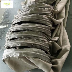 Quality High Temperature Fibreglass Filter Bags 850gsm For Cement Plant wholesale