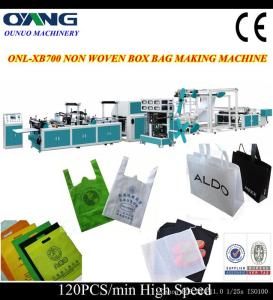 Quality single phase non woven bag making machine for nonwoven zipper bag wholesale
