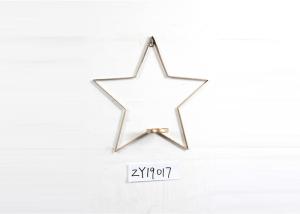 Quality LED Wax Gold Silver Sconce Metal Star Candle Holder wholesale