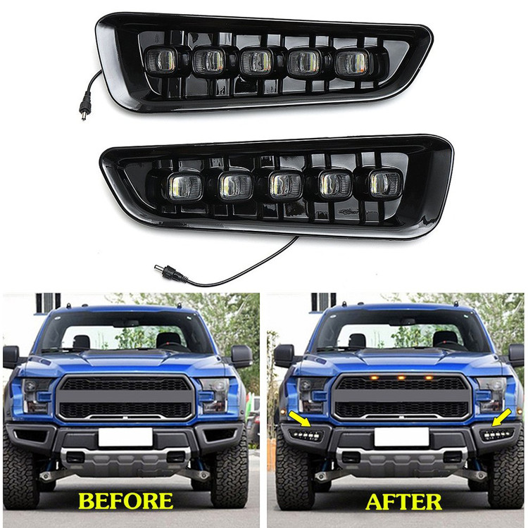 OEM ODM Ford F150 Full LED Fog Light Lamp With Turn Signal