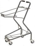 Shopping Basket Trolley Retail Grocery Store Baskets On Wheels 565×490×930 mm