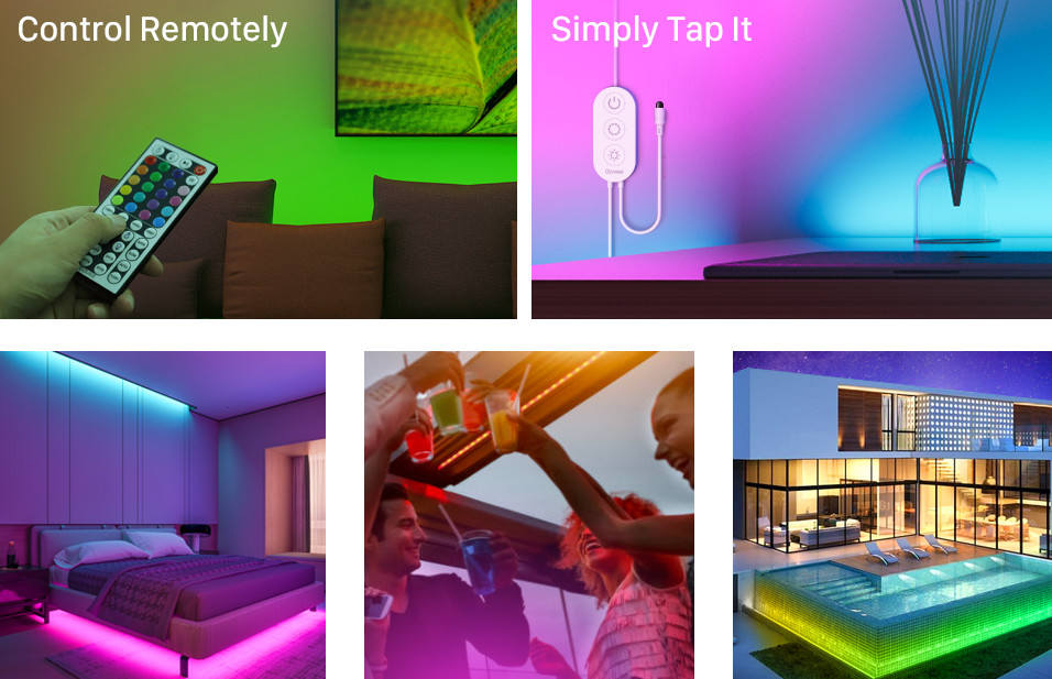 10W Dimmable Flexible Led Light Strips For Room Mirror Homes