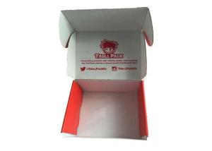 Quality Colored Corrugated Mailing Boxes , Custom Retail Packaging Die Cut Paper Box wholesale