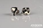 Silver Dental Implant Abutments Customizable Diameter Height CAD CAM Technology