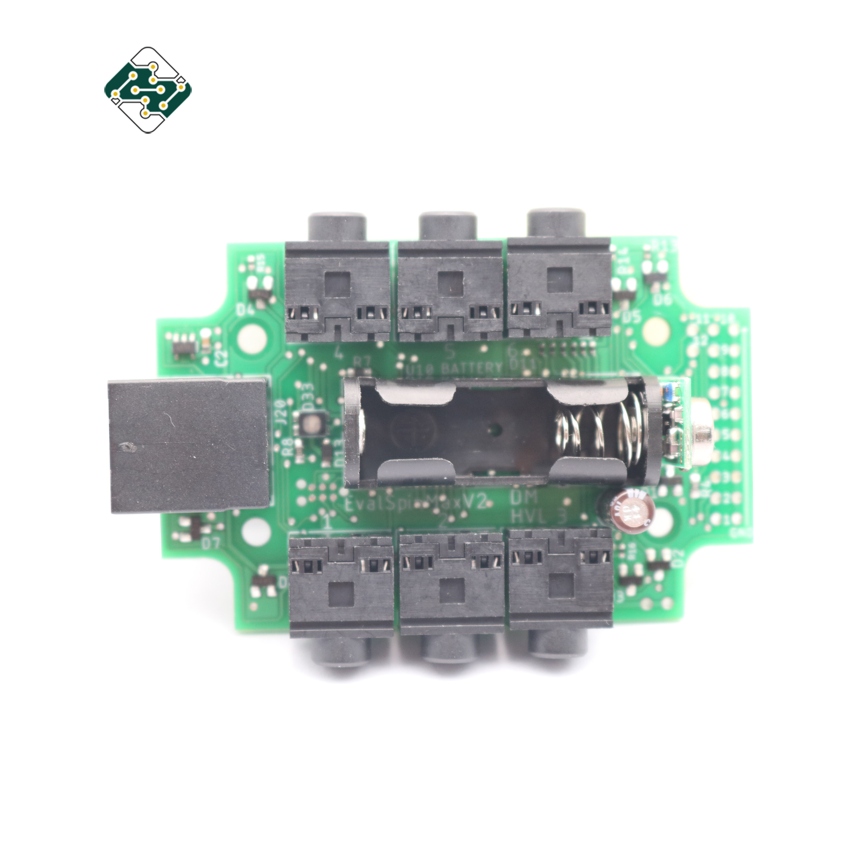 Dual USB Hub Port Power Supply PCBA AC 110v-240V DC 5V 2A ENIG OSP Surface