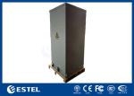 19 Inch Rack RAL7035 Grey Color Outdoor Telecom Cabinet With Battery Rack