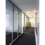 Interior Acoustic Glass Partition Wall System For Conference Room Mounted