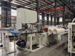 Fully Automatic Maxi Roll Toilet Tissue Paper Band Saw Cutting Machine For Big