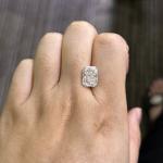 3.82 Carat Lab Created Radiant Cut Diamond CVD E Color VS1 Clarity EX VG N