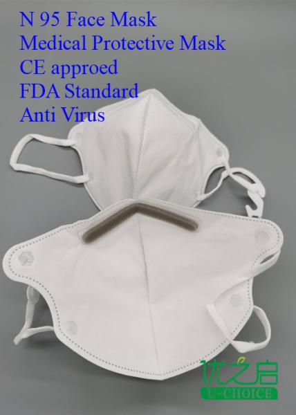 High Bacteria Filtration Medical Respirator Mask , Odour Less Surgical
