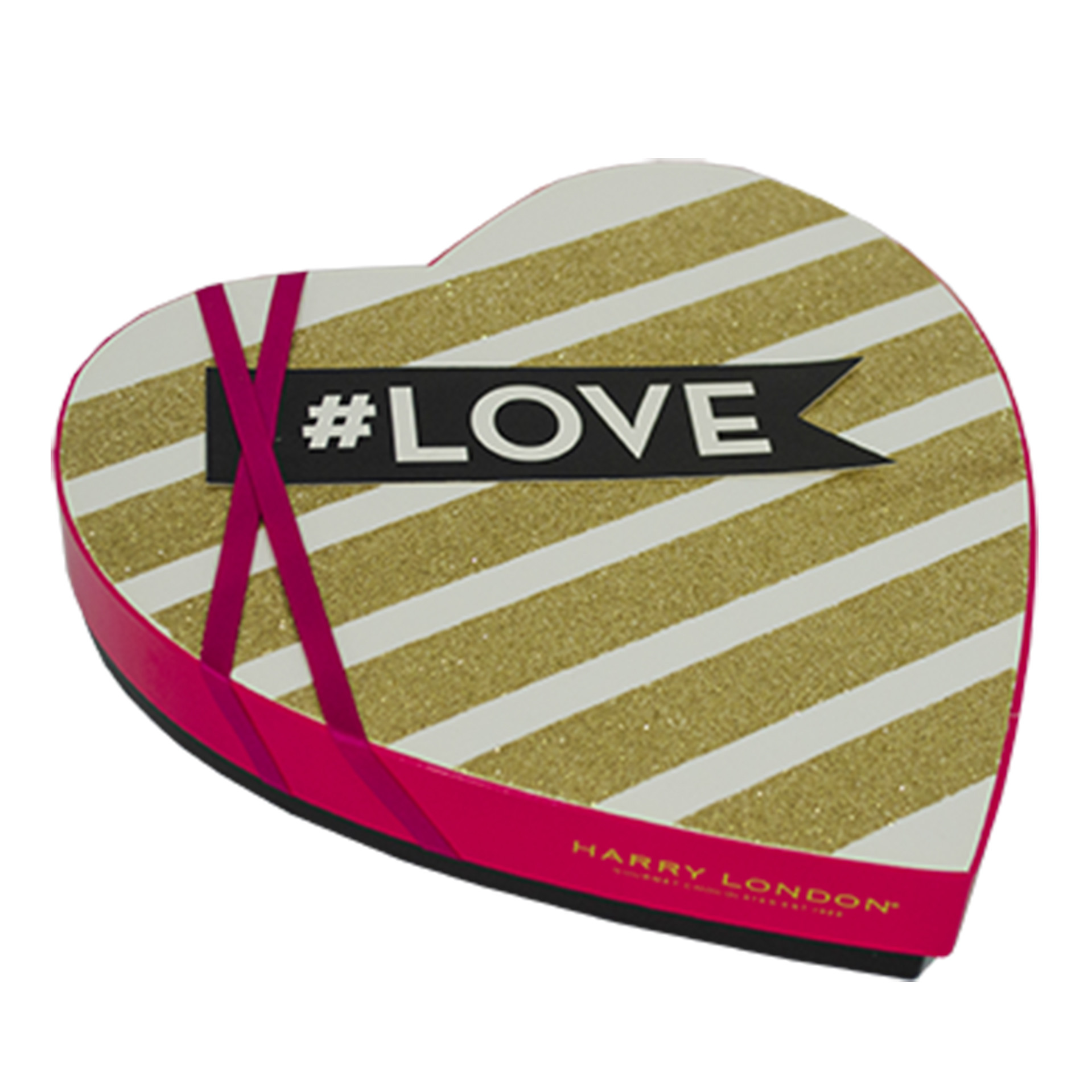 4C CMYK Food Gift Box Packaging Heart Shaped Gift Box With Paper Inster Ribbion