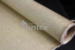 Excellent Tensile Strength Vermiculite Coated Fiberglass Fabric For Safety