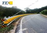 Light Reflecting Roller Road Barrier Stainless Steel Railing Guardrail