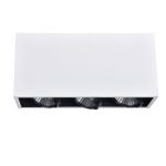 triplehead 3x30W DALI /0-10V dimmable led square spotlight custom made 4 head 6