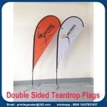 Medium Size Printed Teardrop Flags Banners