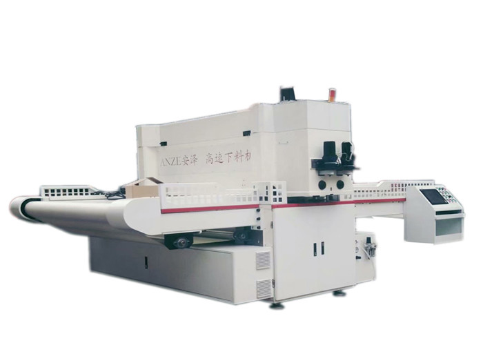 CNC Leather Cutter In-line duel-cutter , material utilization greatly