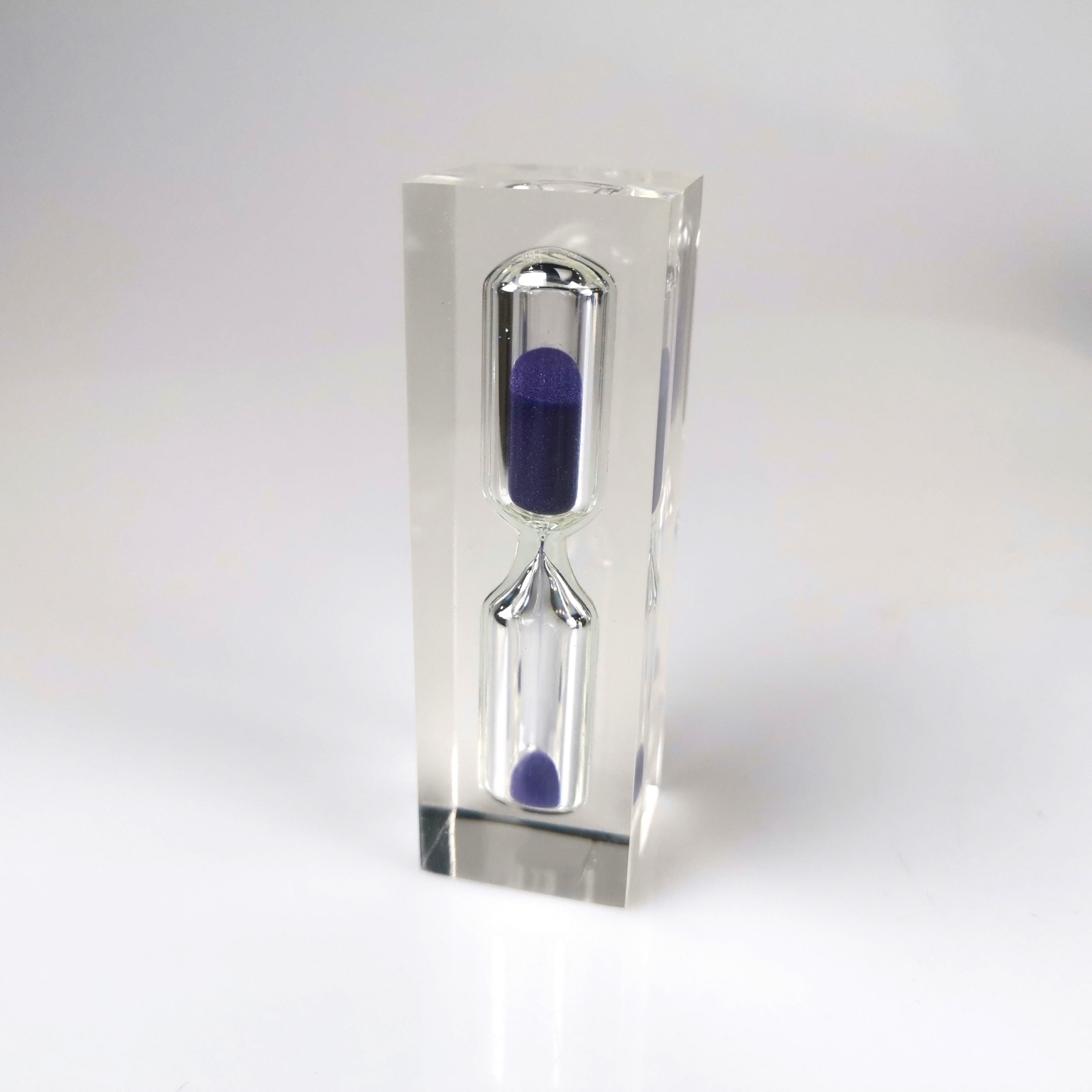 Decorating Acrylic Hourglass 1 Minute Hourglass Timer For Kids Game