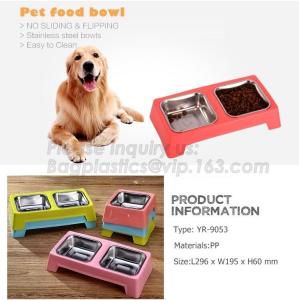 Quality FDA certified Dog Bowls, Stainless Steel Dog Food Bowl with No Spill Non-Skid Silicone Mat for Feeding Dogs Cats and Pet wholesale