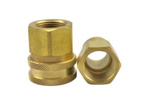 Quality Brass Machining Shut Off Coupling , IATF16949 Oil Drain Couplings wholesale