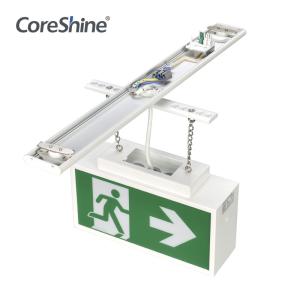 Quality IP54 12w Battery Backup Emergency Lights , 3600mAh Weatherproof Exit Sign wholesale