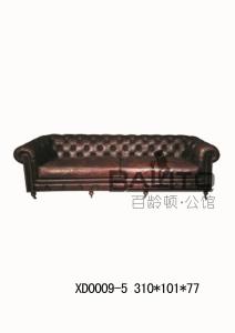 Quality Luxury antique 5 seater leather sofa furniture/rectangle 5 person antique leather sofa wholesale
