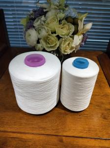 Quality Compact Poly Sewing Thread 29S/2 Raw White Abrasion Resistance wholesale