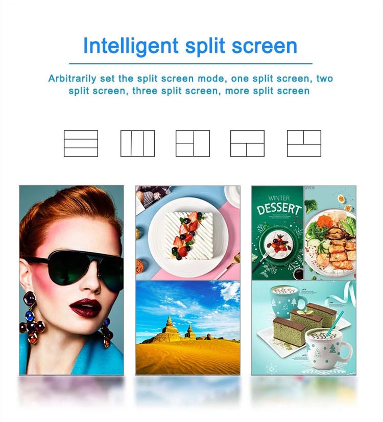 43Inch Standalone Lcd Touch Screen RK3288 OS 7.1 System Ultra Slim Cloud Management Smart Digital Signage Displays