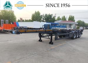 Quality Skeletal Semi Trailer Tri Axle Container Trailer For Sale Container Semi Trailer wholesale