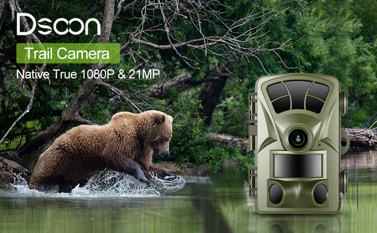WiFi Trail Camera 20MP 4K Hunting Camera 0.2s Triggering Time Motion Sensor Infrared Night Vision Camera