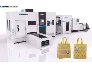 Quality PP Non Woven Carry Bags Manufacturing Machine , Non Woven Fabric Bag Making Machine wholesale