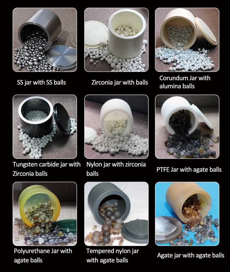 Ball Mill Grinding Ceramic Milling Jar Wet Dry No Contamination High Energy ODM