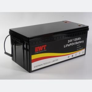 Quality Portable 24V 120Ah Rechargeable Battery With T8 Terminal Customized wholesale