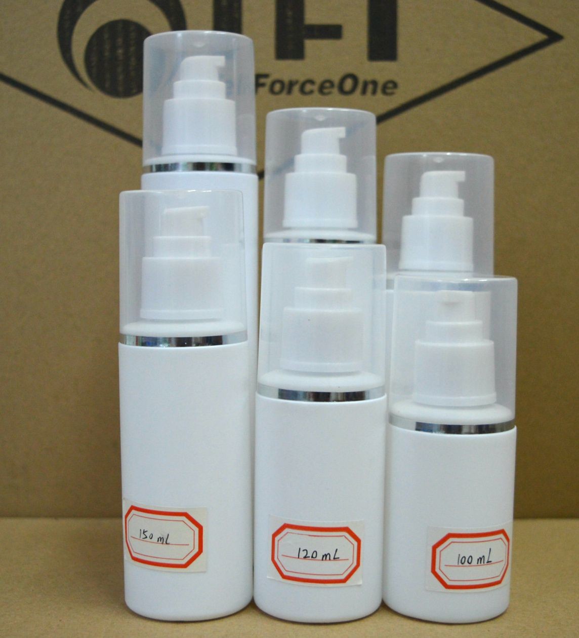 150 ml cream emulsion Empty Plastic Bottles